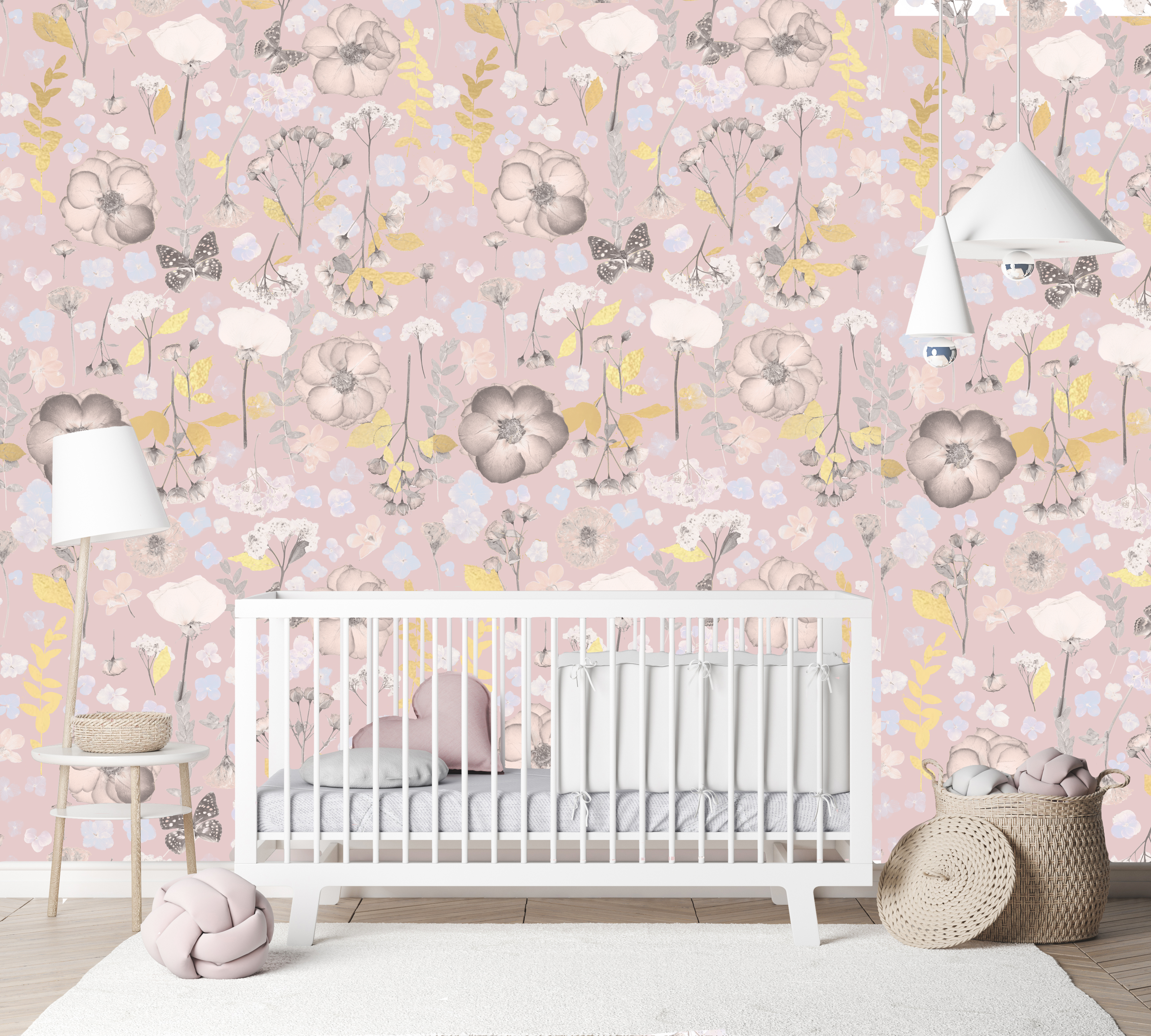 Blush & Gold Arya Wallpaper