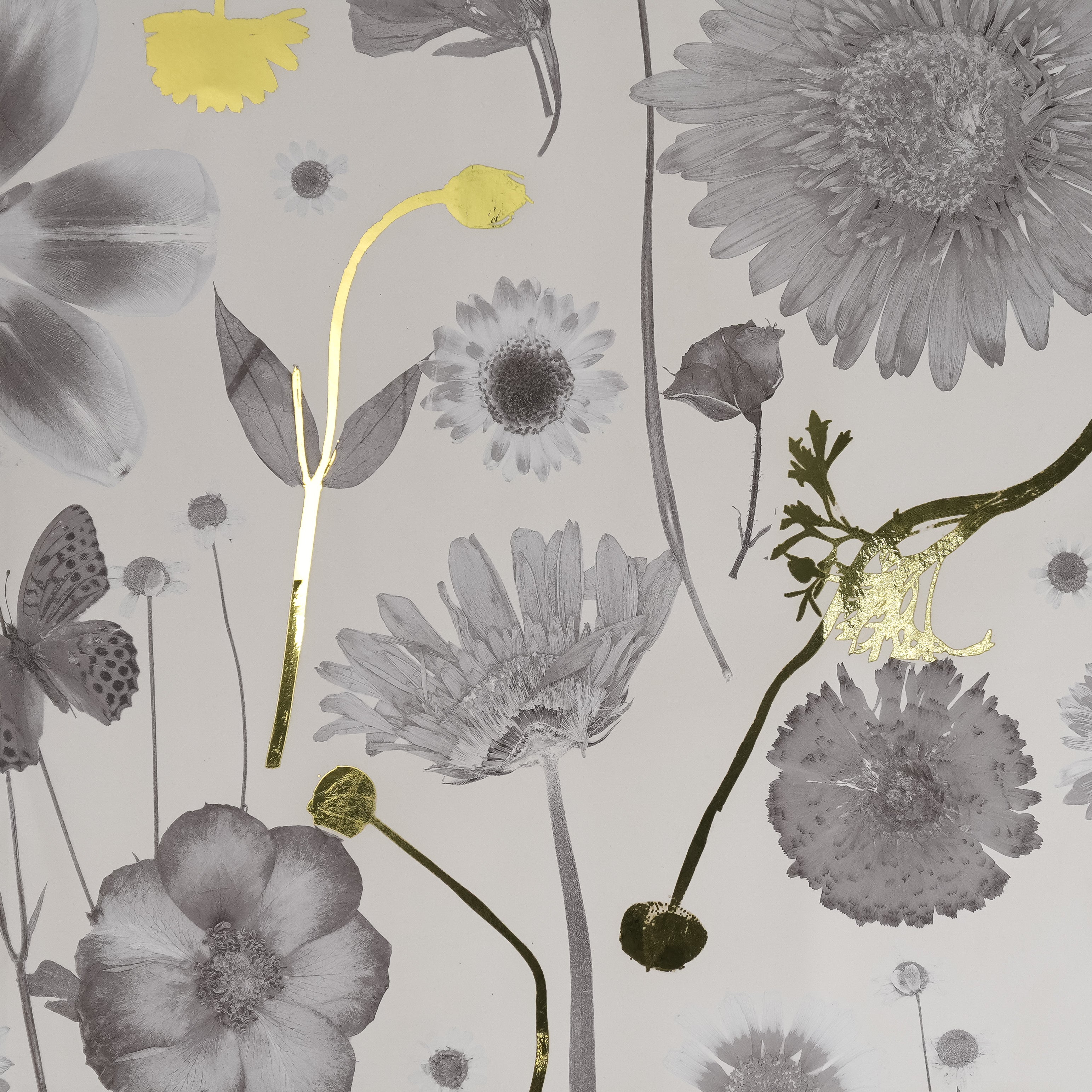 Beige & Gold Summer Wallpaper