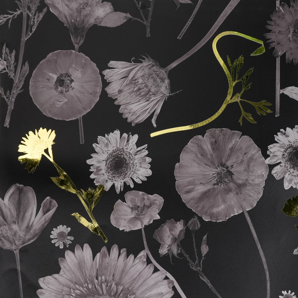 Black & Gold Summer Wallpaper