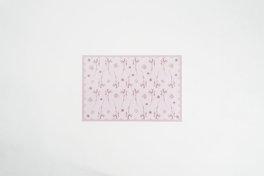 Blush Stems Paper Placemats