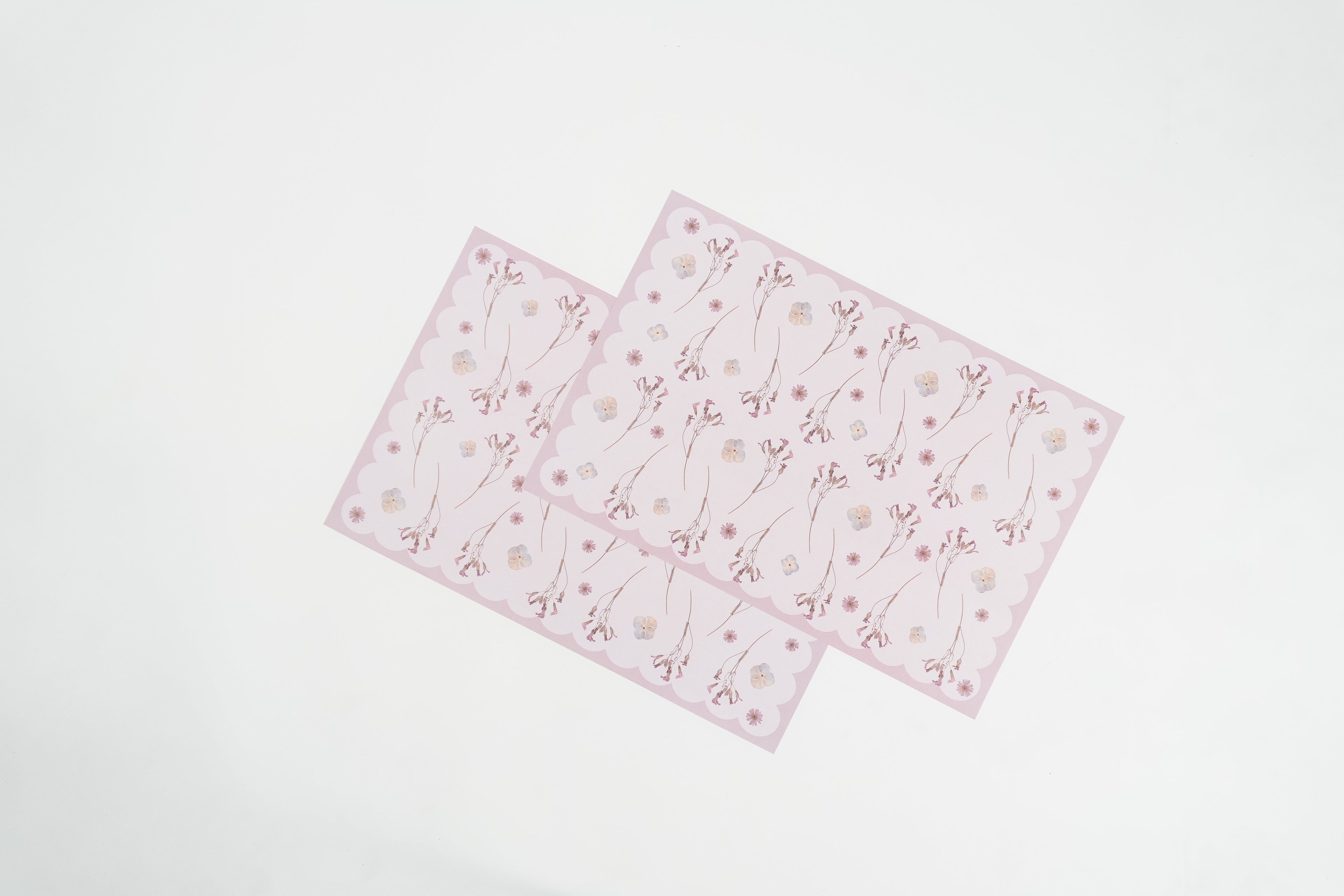 Blush Stems Paper Placemats
