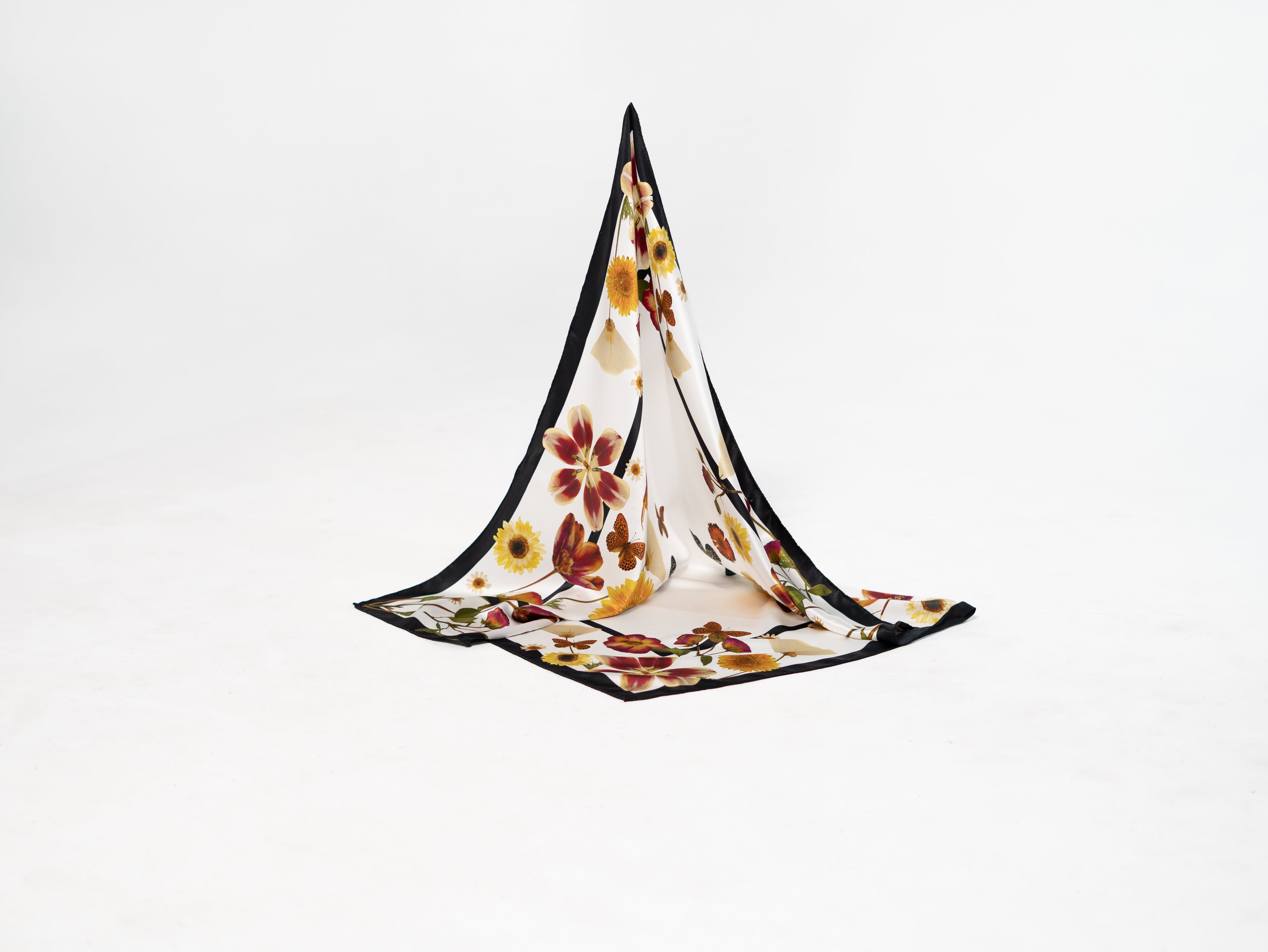 Summer Sunflower Silk Scarf