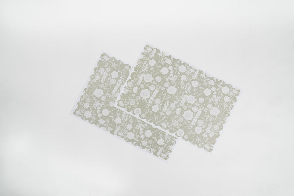 Mint Spring Paper Placemat