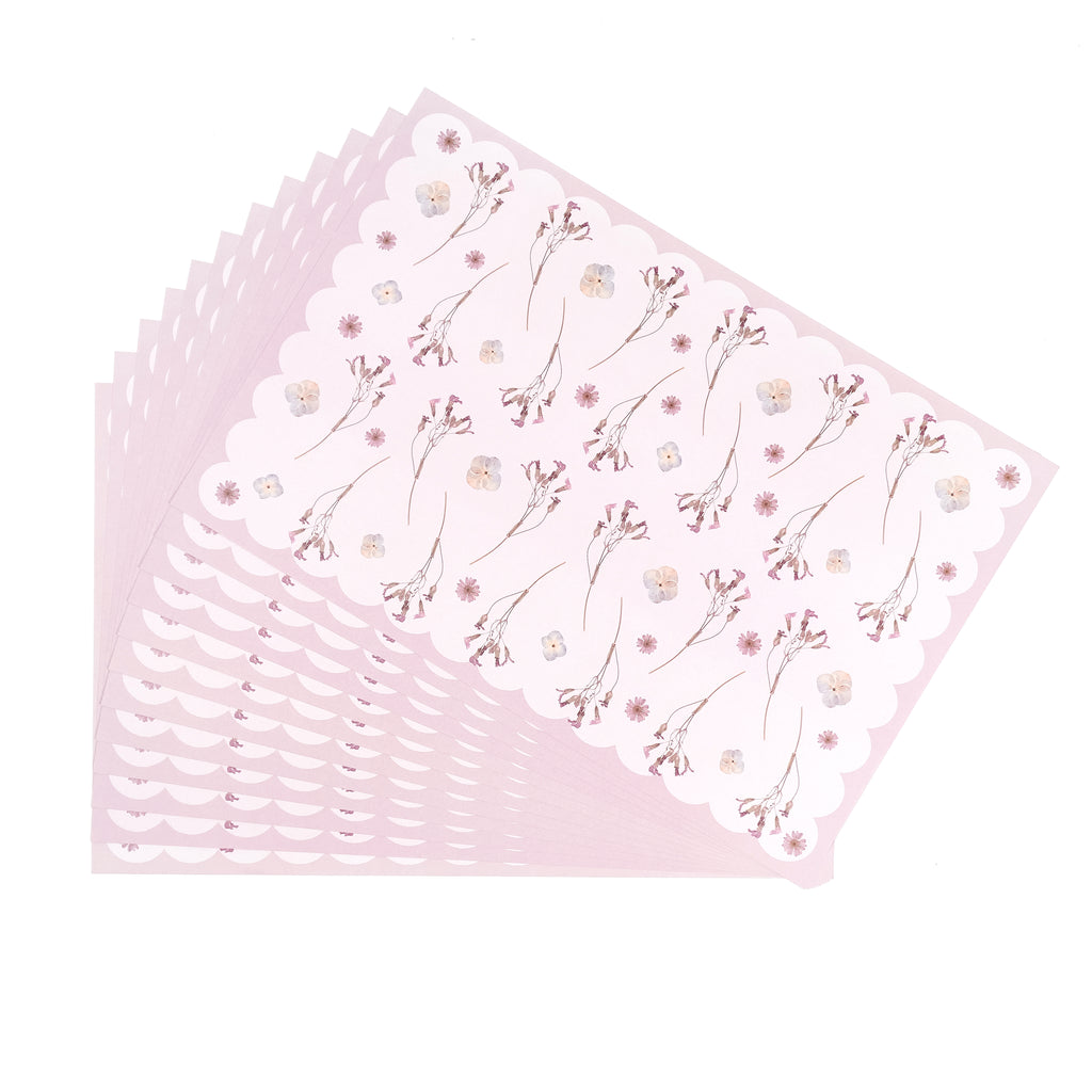 Blush Stems Paper Placemats