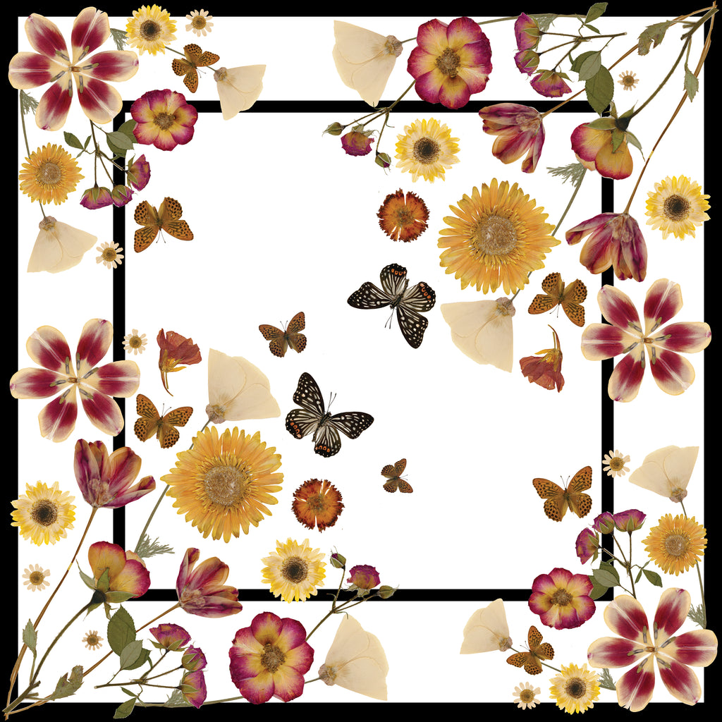 Summer Sunflower Silk Scarf