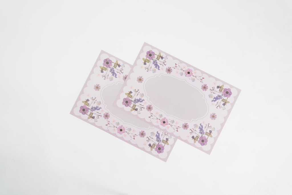 Victorian Petal Paper Placemats