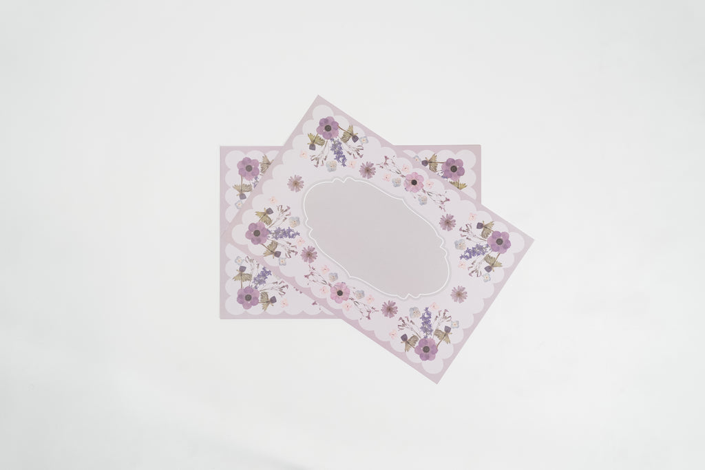 Victorian Petal Paper Placemats