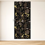 Black & Gold Forest Wallpaper