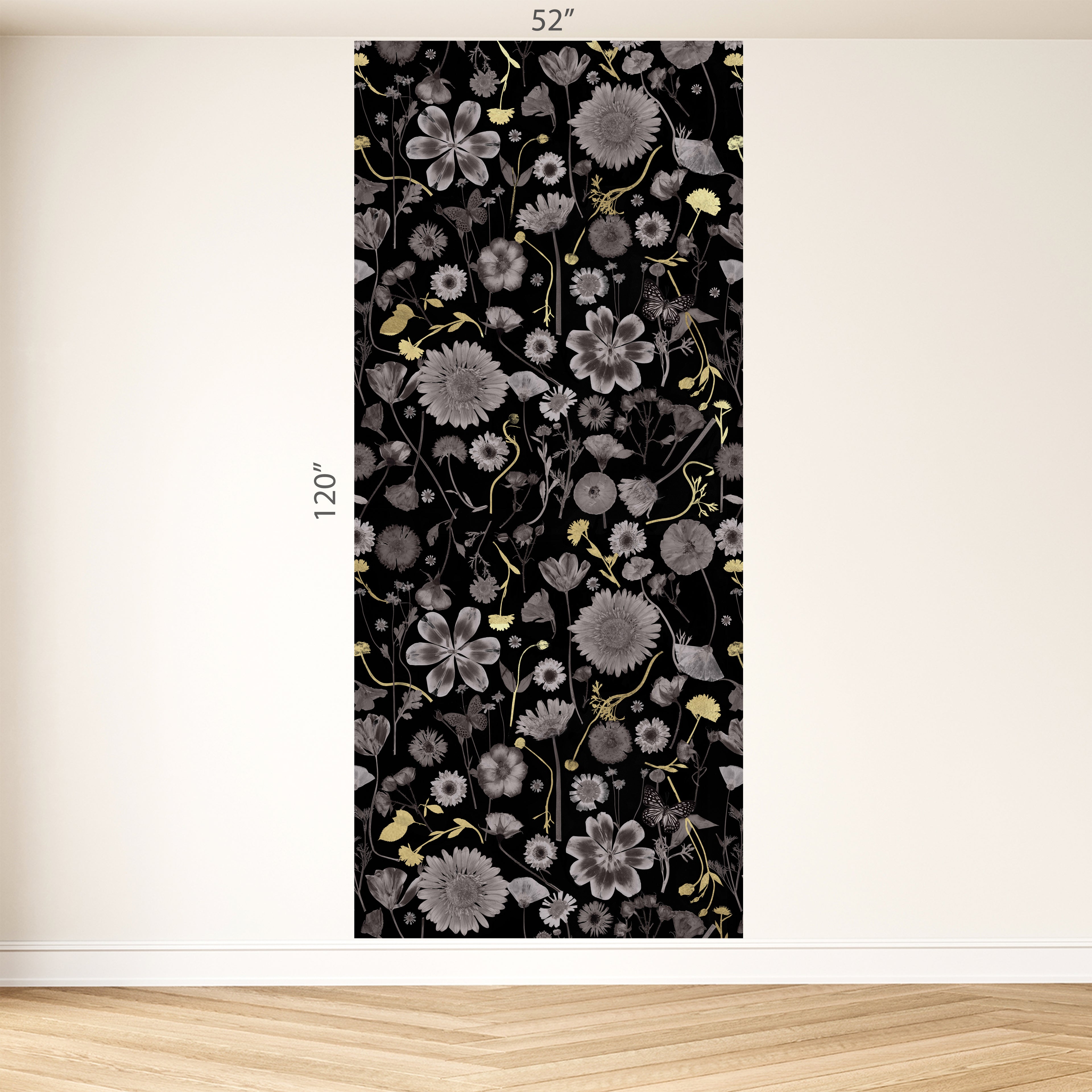 Black & Gold Summer Wallpaper