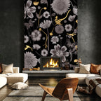 Black & Gold Summer Wallpaper