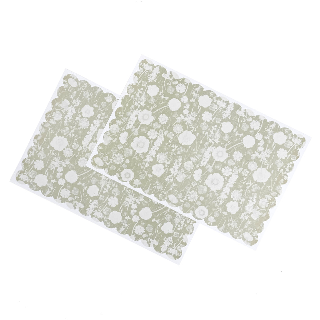 Mint Spring Paper Placemat