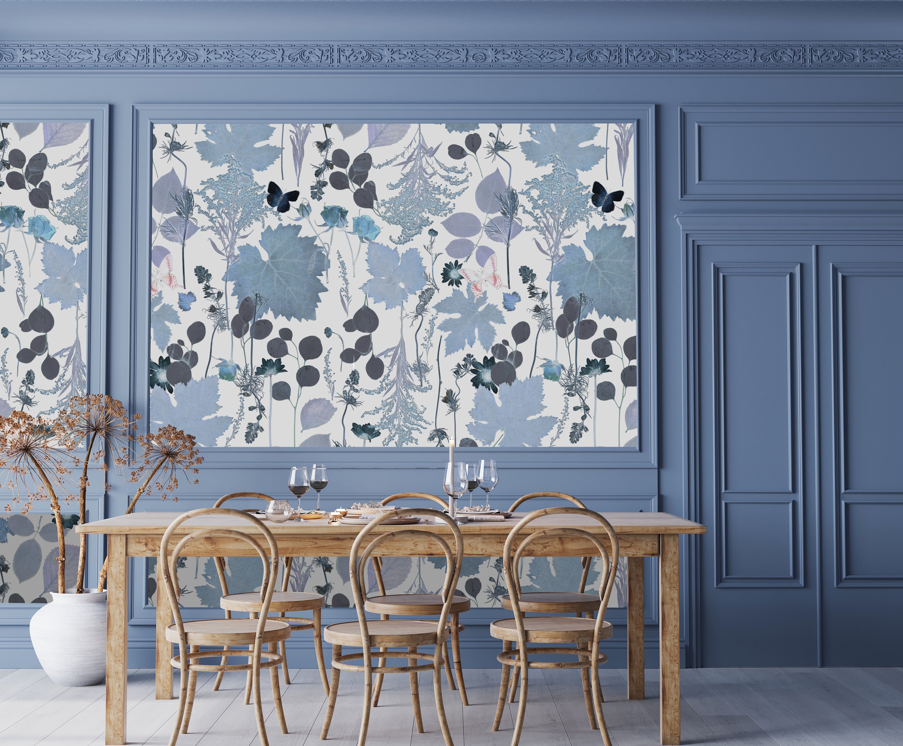 Blue Forest Wallpaper