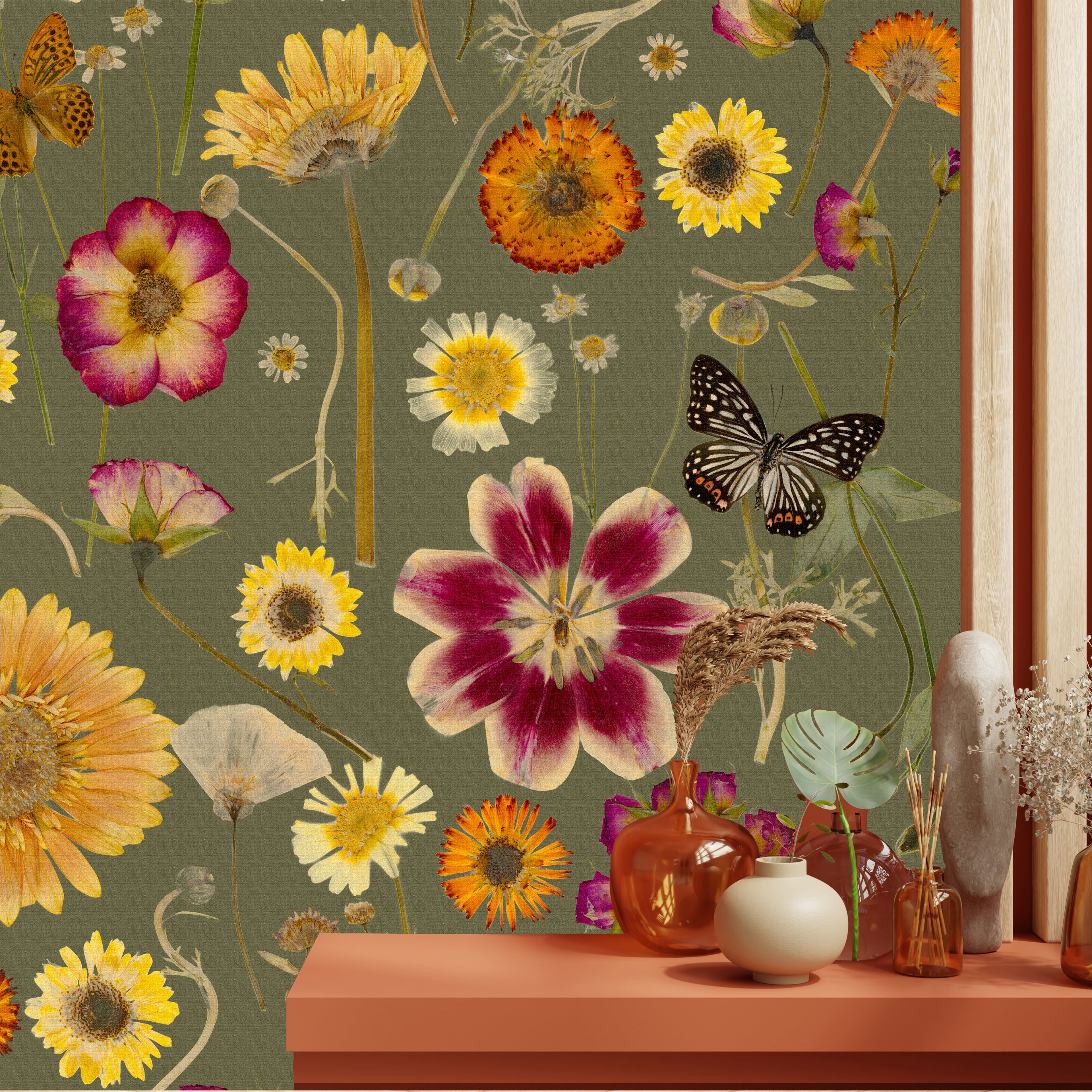 Olive Summer Wallpaper