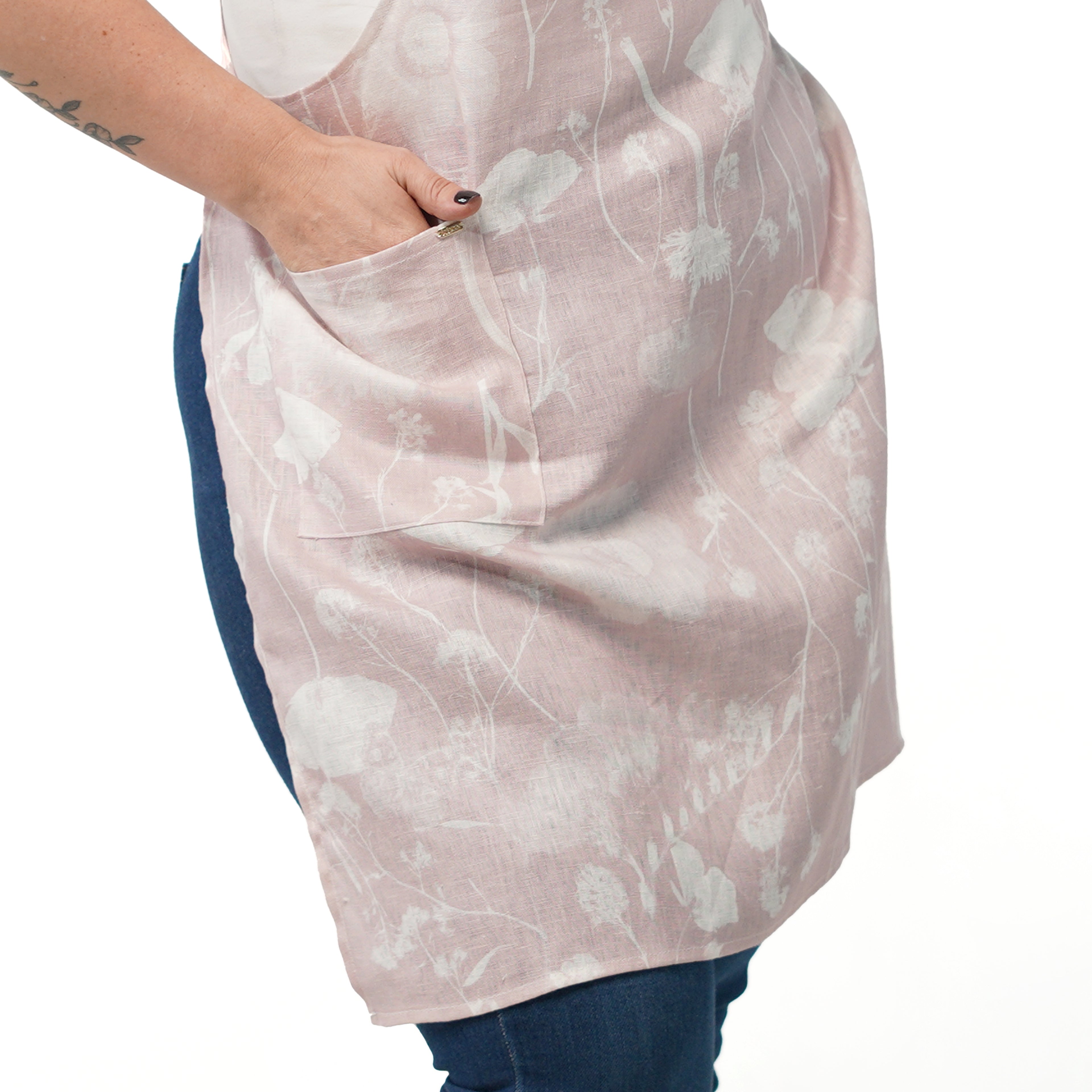 Sweet Pink Crossback Apron