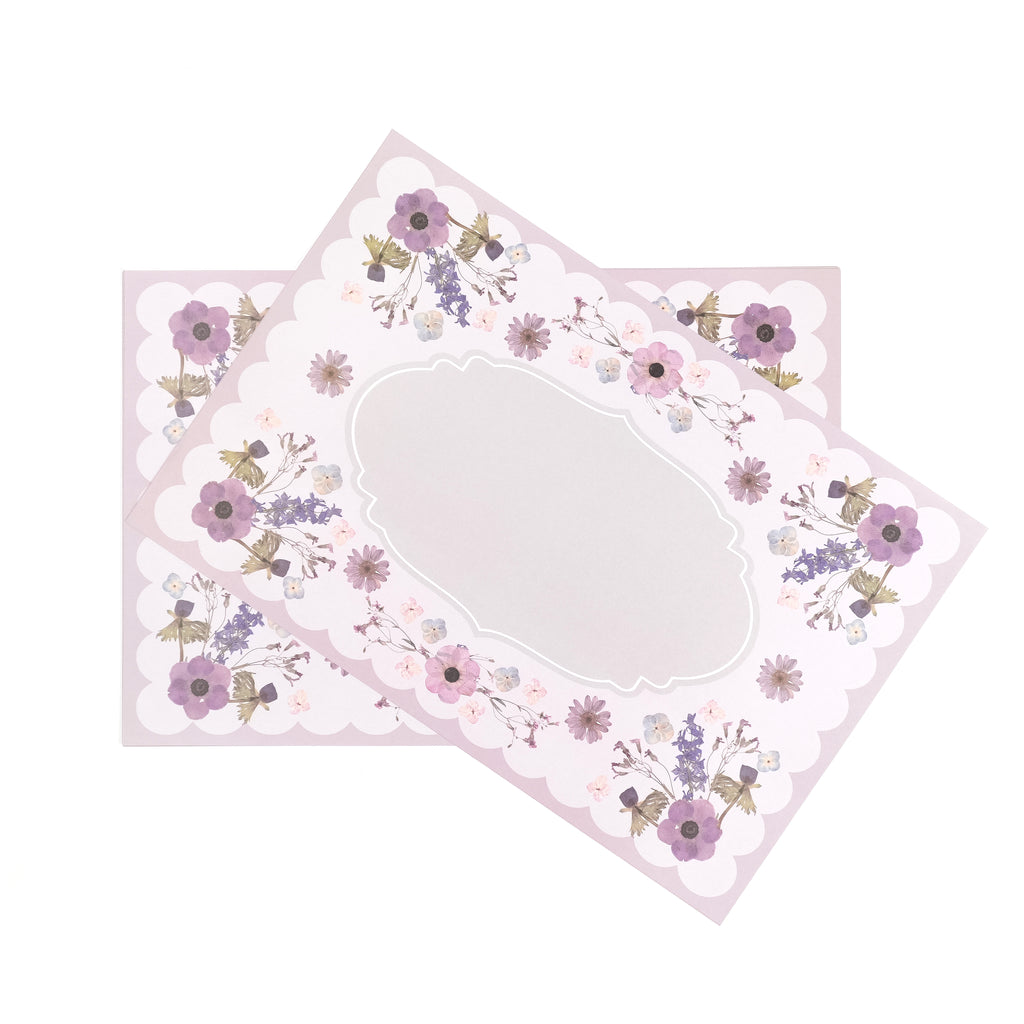 Victorian Petal Paper Placemats