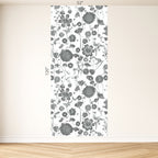 White & Silver Summer Wallpaper